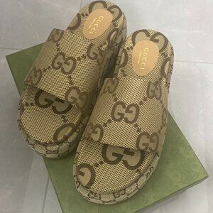 Gucci tan sandals for women